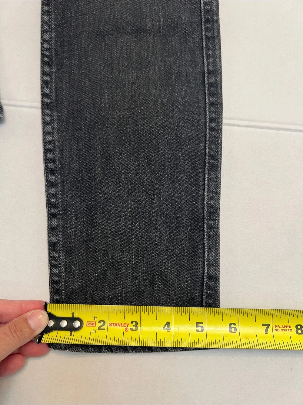 SEZANE DENIM BLACK/ GRAY JEANS SIZE 36=US 4
